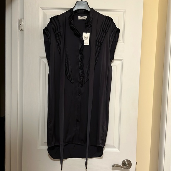COACH Silk Shift Dress (Eggplant Color) - Picture 1 of 4
